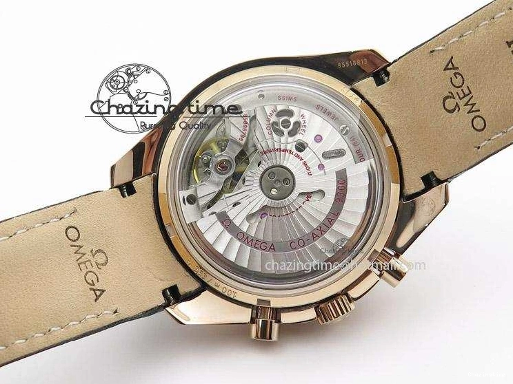 0426 Speedmaster ’57 RG Chrono AXF Best Edition On Black Leather Strap A Colorful 8284